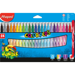 Marcador Maped Color Peps Jungle x 24 Colores