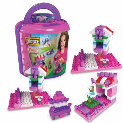 Blocky - Balde Ciudad Encantada 100 Piezas
