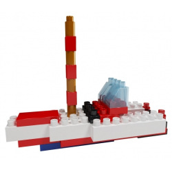 Blocky - Balde Ciudad 100 Piezas